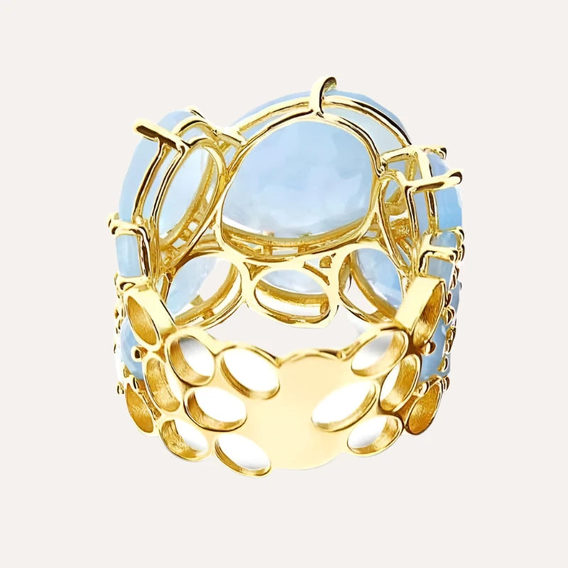 Nanis Ipanema Milky Aquamarine Showstopper Ring - Orsini Jewellers