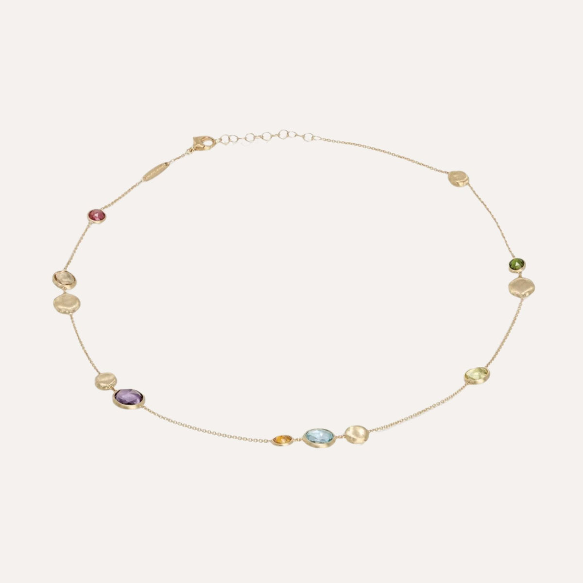Marco Bicego Jaipur 18k Gold Gemstone Necklace Short - Orsini Jewellers