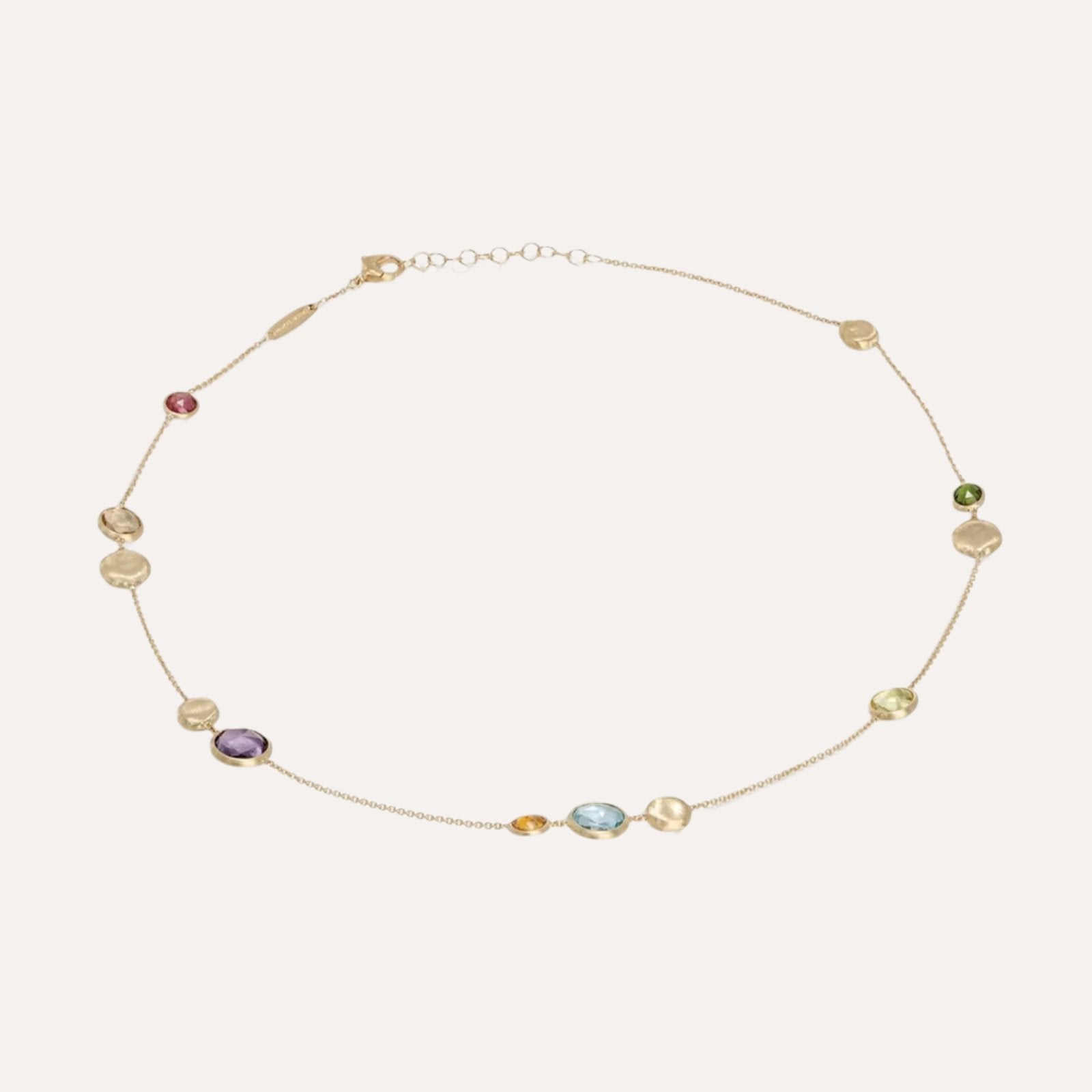 Marco Bicego Jaipur 18k Gold Gemstone Necklace Short - Orsini Jewellers