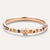 Pomellato Iconica Bangle in 18k Rose Gold with Coloured Gemstones - Orsini Jewellers