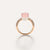 Pomellato Nudo Classic Ring 18k Gold Rose Quartz, Chalcedony & Brown Diamonds - Orsini Jewellers