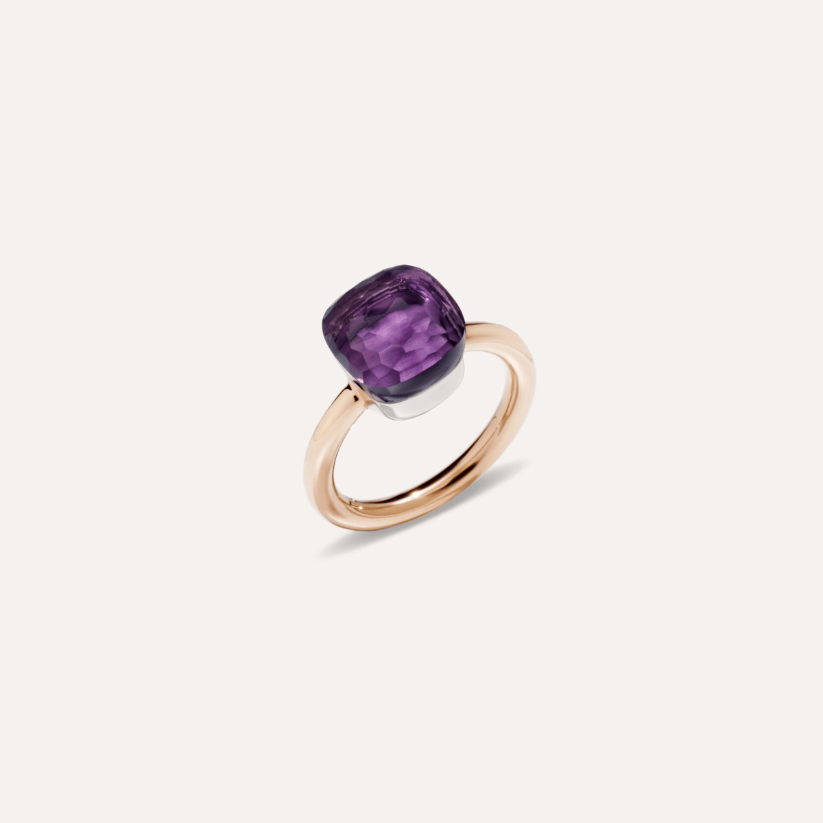 Pomellato Nudo Classic Ring 18k Gold with Amethyst - Orsini Jewellers