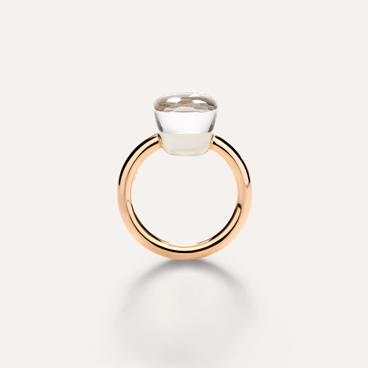 Pomellato Nudo Classic Ring 18k Gold with White Topaz - Orsini Jewellers