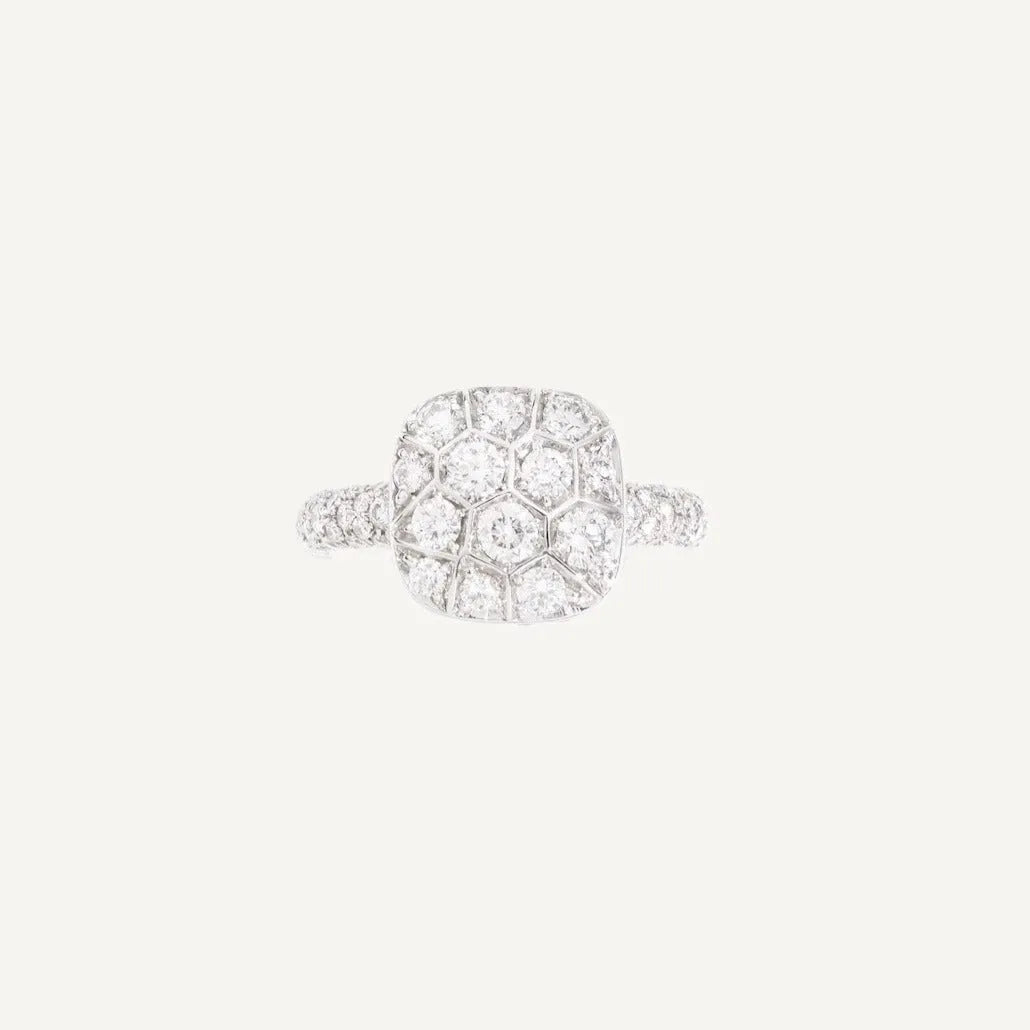 Pomellato Nudo Maxi Diamond Ring 18k Gold with Diamonds - Orsini Jewellers