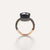 Pomellato Nudo Maxi Ring 18k Gold with Obsidian and Black Diamonds - Orsini Jewellers