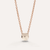 Pomellato Nudo Necklace with Petit Pendant, 18k Gold with White Topaz - Orsini Jewellers