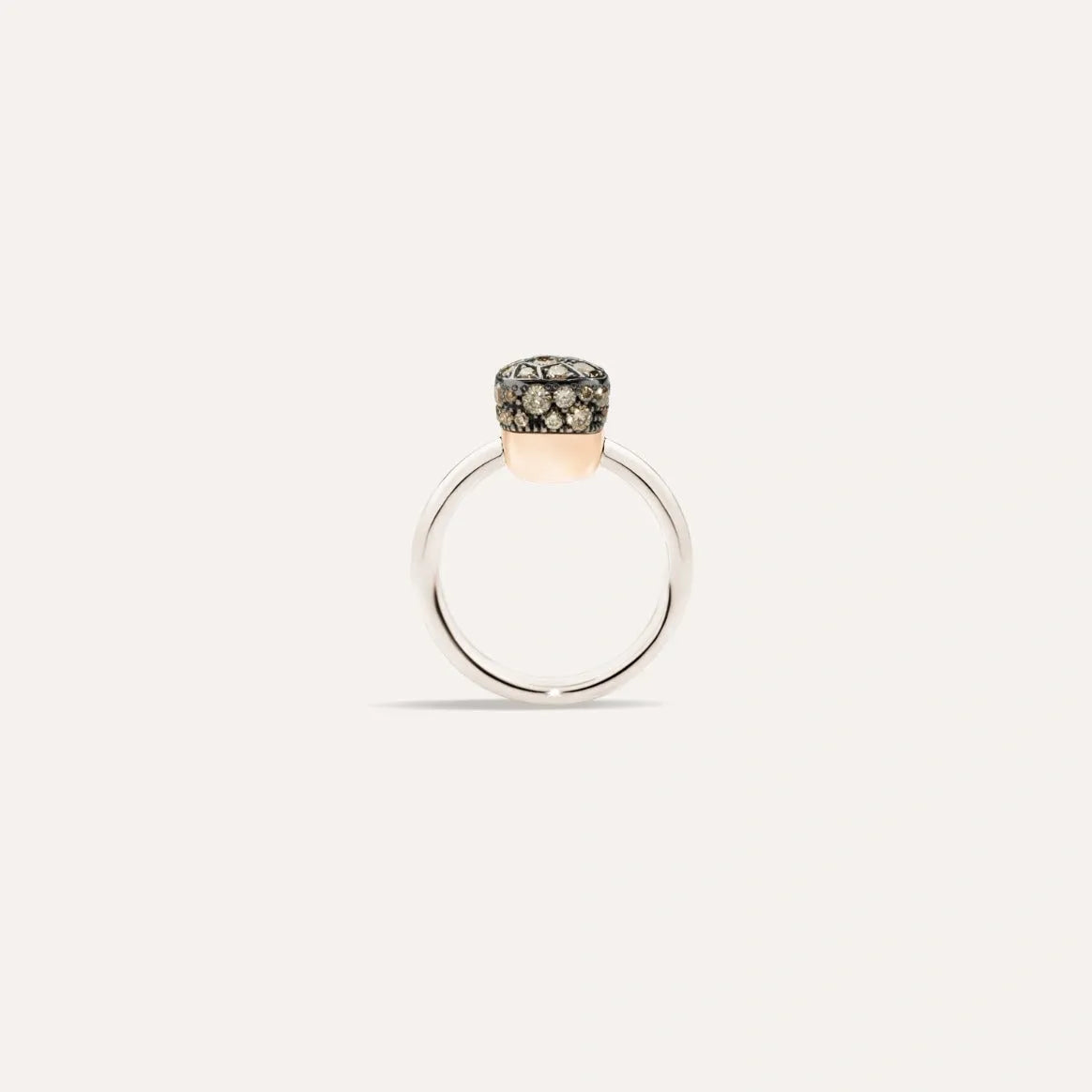 Pomellato Nudo Petit Ring 18k Gold with Brown Diamonds - Orsini Jewellers