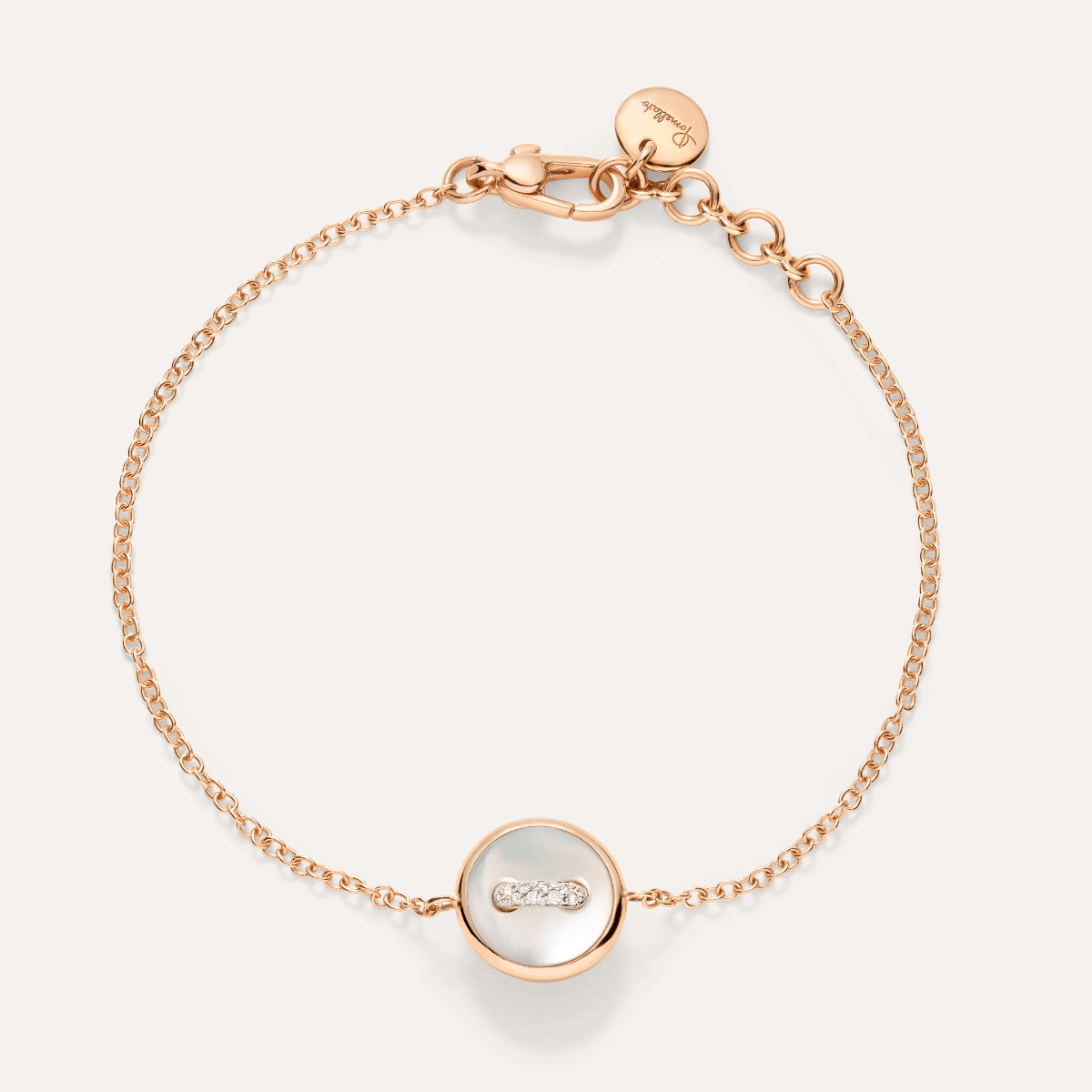 Pomellato Pom Pom Dot 18k Gold Bracelet with Mother of Pearl - Orsini Jewellers