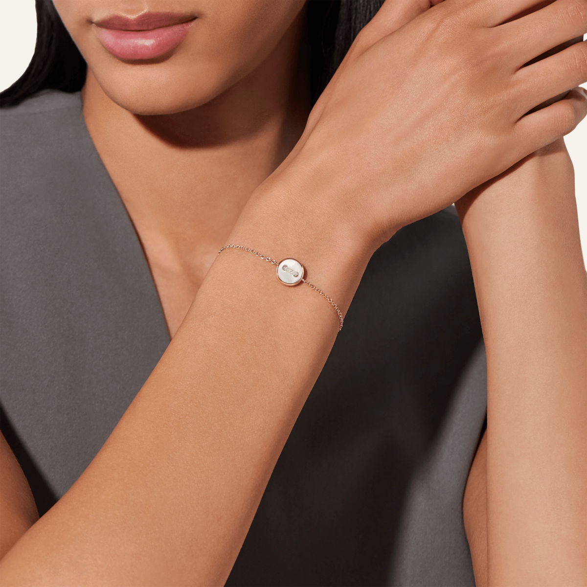Pomellato Pom Pom Dot 18k Gold Bracelet with Mother of Pearl - Orsini Jewellers