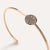 Pomellato Sabbia Bangle in 18k Rose Gold with Pave Brown Diamonds - Orsini Jewellers