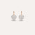 Pomellato Sabbia Earrings in 18k Rose Gold with Pave Diamonds - Orsini Jewellers