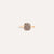 Pomellato Sabbia Rectangular Ring in 18k Rose Gold with Brown Diamonds - Orsini Jewellers