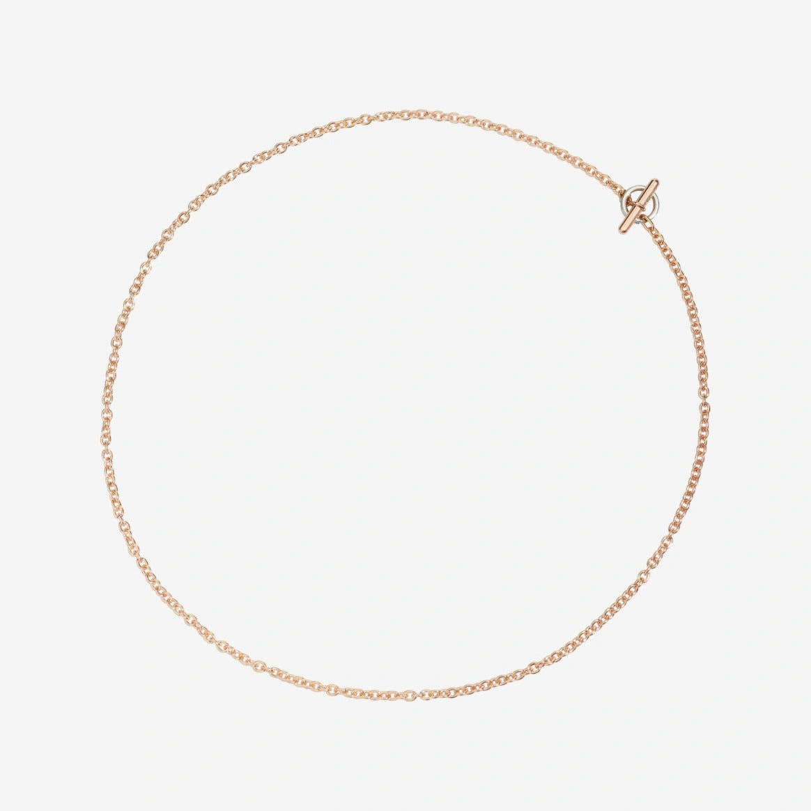 rose gold essentials necklace