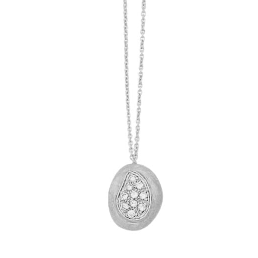 Marco Bicego Confetti Isola 18k White Gold Diamond Necklace - Orsini Jewellers