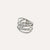 Wave Ring in 18k White Gold with Diamonds - Orsini Jewellers