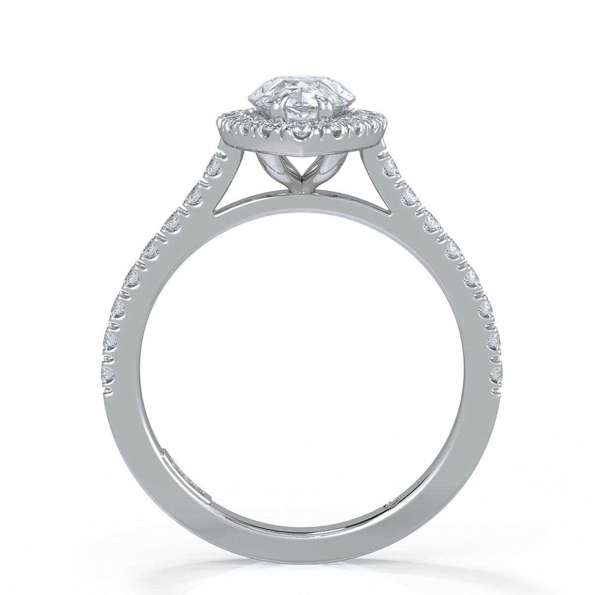 La Fenice Pear Cut Diamond Engagement Ring - Orsini Jewellers