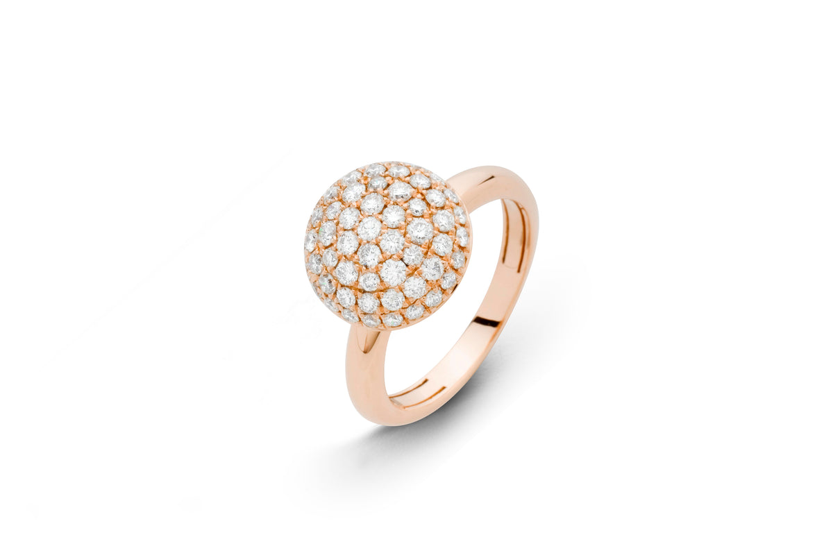 Boeli Boeli Ring in 18k Rose Gold with Diamonds - Orsini Jewellers NZ