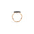 Sabbia Ring in 18k Rose Gold with Pave Black Diamonds - Orsini Jewellers NZ