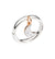 DoDo Brise Ring with Hole for Charm in 9k White Gold - Orsini Jewellers NZ