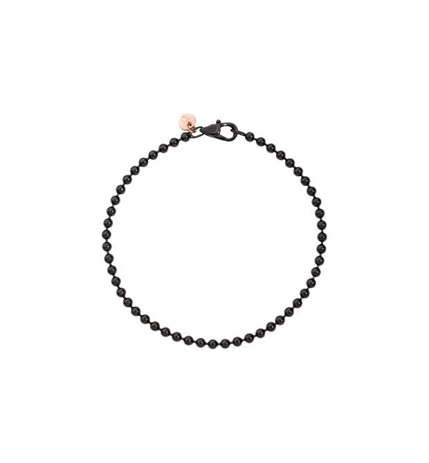 DoDo Bollicine Bracelet in Silver and Black - Orsini Jewellers NZ