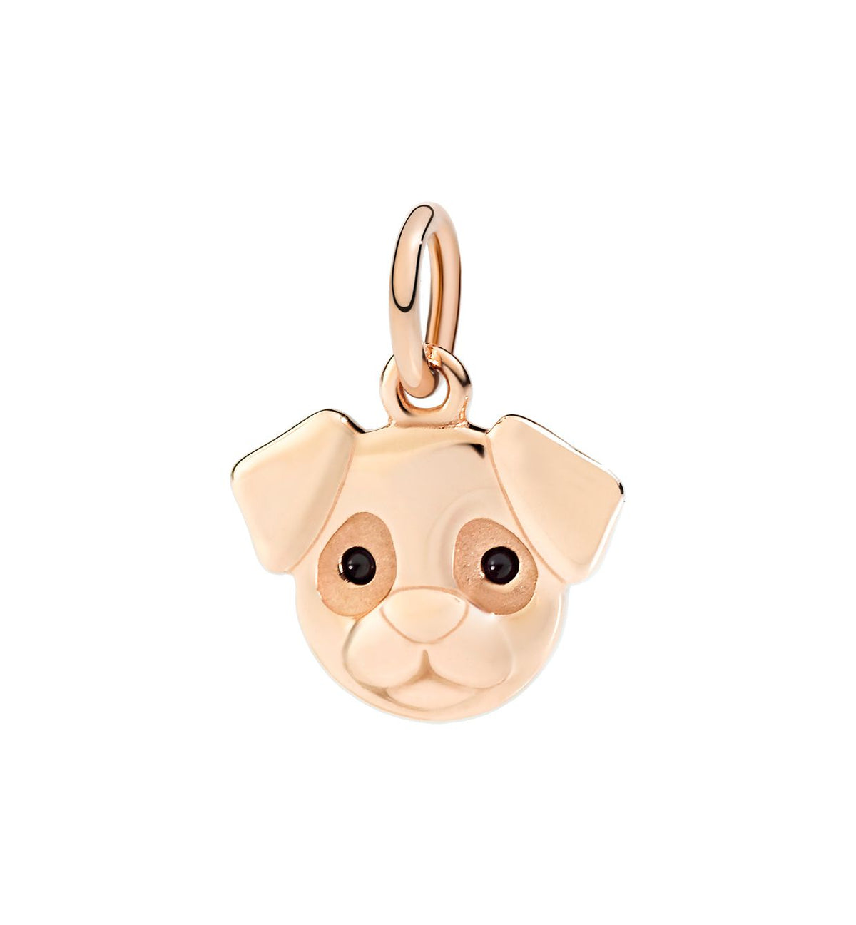 DoDo Pug in 9kt Rose Gold with Enamel - Orsini Jewellers NZ