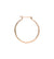 DoDo Bangle Hoop Earring in 9k Rose Gold - large (single) - Orsini Jewellers NZ