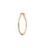 DoDo Bangle Hoop Earring in 9k Rose Gold - large (single) - Orsini Jewellers NZ