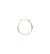 DoDo Bangle Hoop Earring in 9k Rose Gold - small (single) - Orsini Jewellers NZ