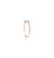 DoDo Bangle Hoop Earring in 9k Rose Gold - small (single) - Orsini Jewellers NZ