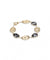 Lunaria Bracelet in 18k Yellow Gold with Grey Mother of Pearl - Orsini Jewellers NZ
