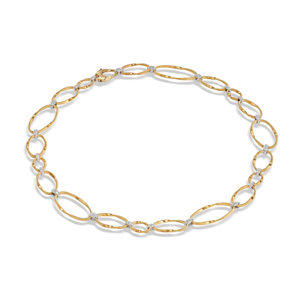 Marco Bicego Marrakech Onde Necklace Diamonds and 18k Gold - Orsini Jewellers