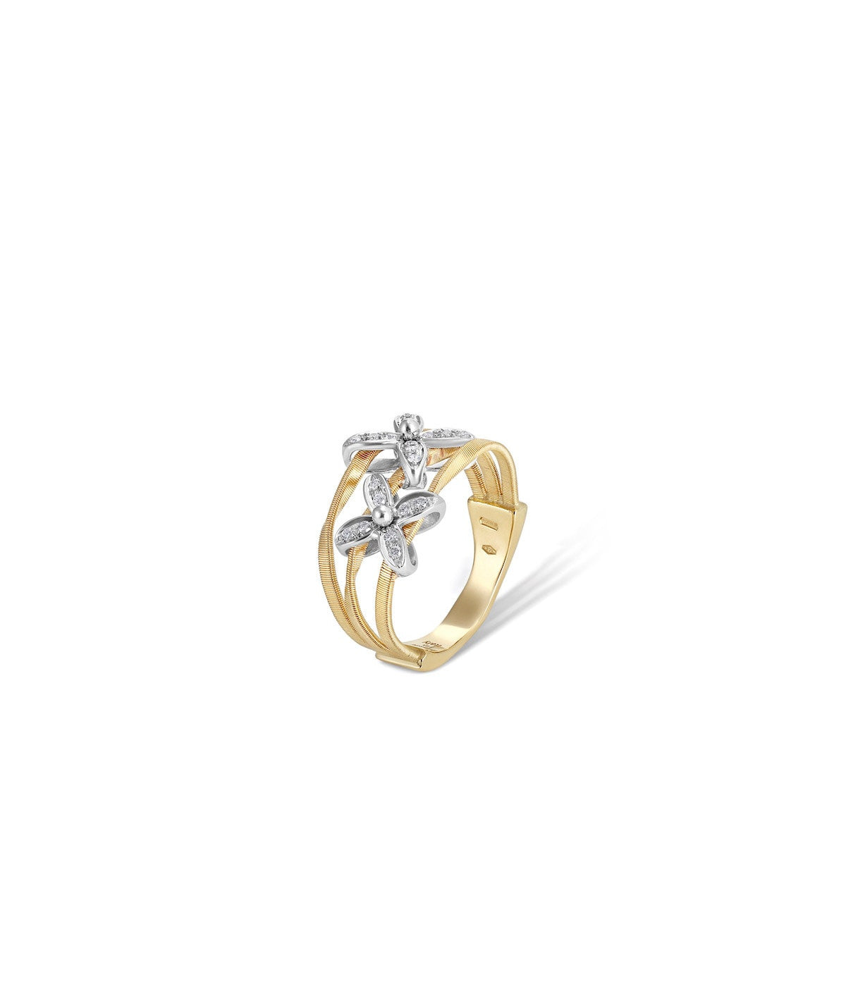Marco Bicego Marrakech Onde Ring Diamonds and Yellow Gold - Orsini Jewellers
