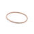 Al Coro Stretchy Bracelet in 18k Rose Gold with Pave Diamonds - Orsini Jewellers NZ