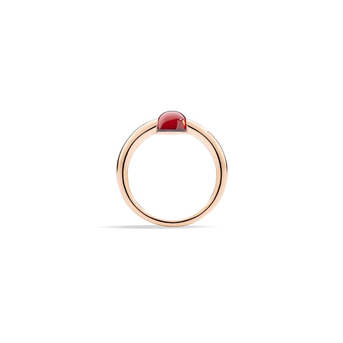 M&#39;ama non M&#39;ama Ring in 18k Rose Gold with Garnet - Orsini Jewellers NZ