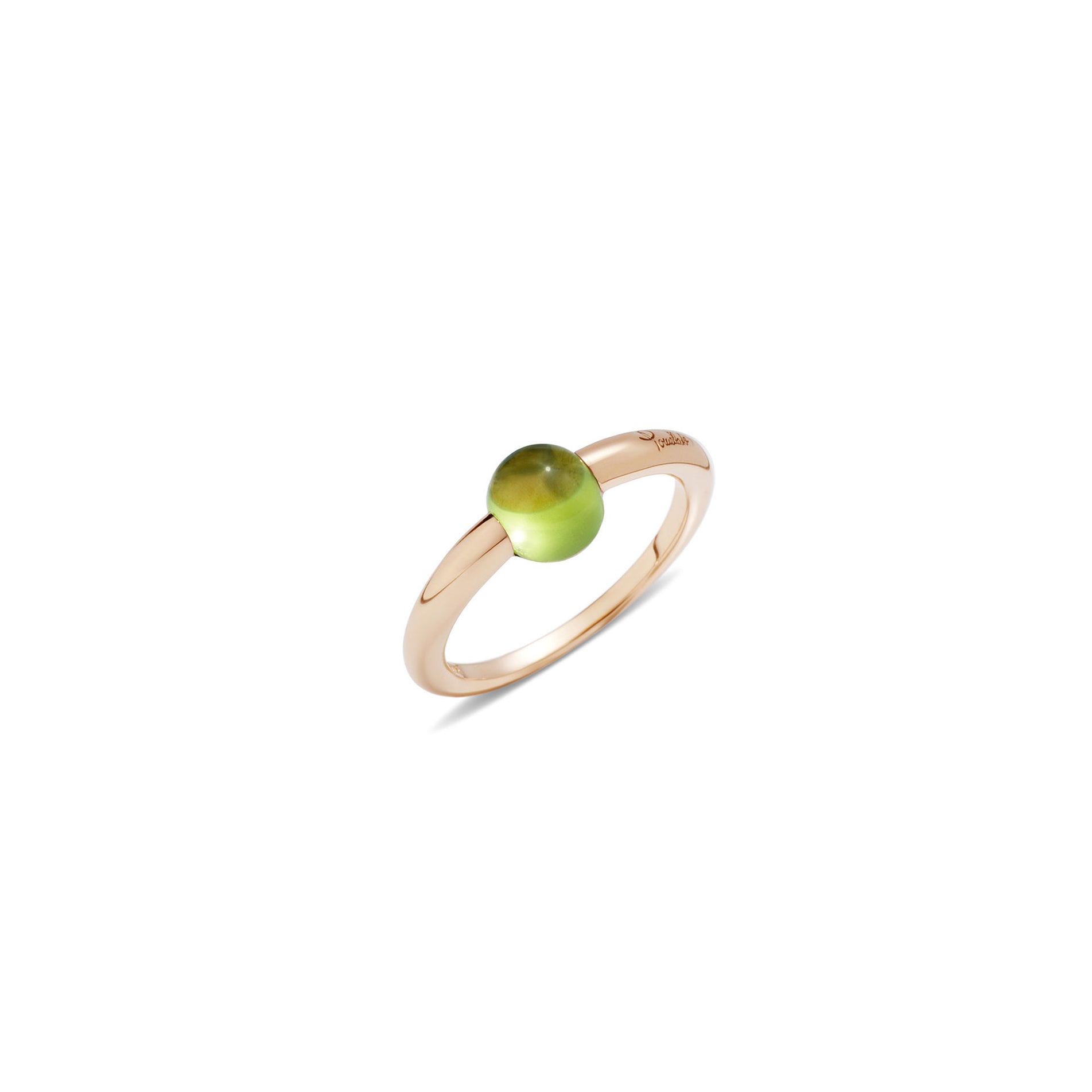 M'ama non M'ama Ring in 18k Rose Gold with Peridot - Orsini Jewellers NZ
