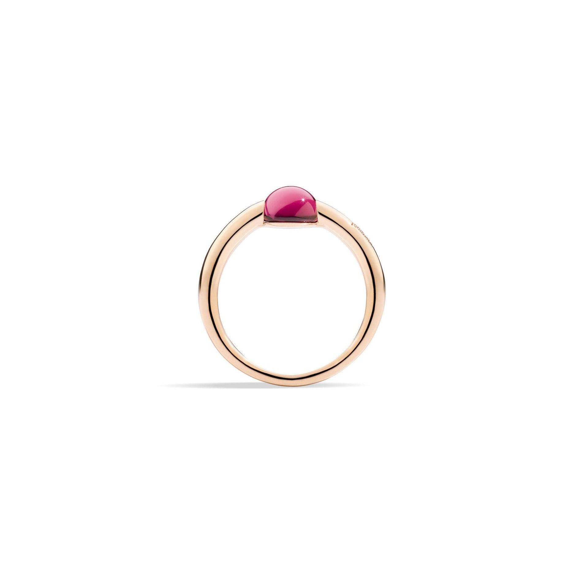 M'ama non M'ama Ring in 18k Rose Gold with Rhodolite Garnet - Orsini Jewellers NZ