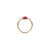 M'ama non M'ama Ring in 18k Rose Gold with Rhodolite Garnet - Orsini Jewellers NZ