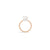 Nudo Petit Ring in 18k Rose Gold and White Gold with White Topaz - Orsini Jewellers NZ