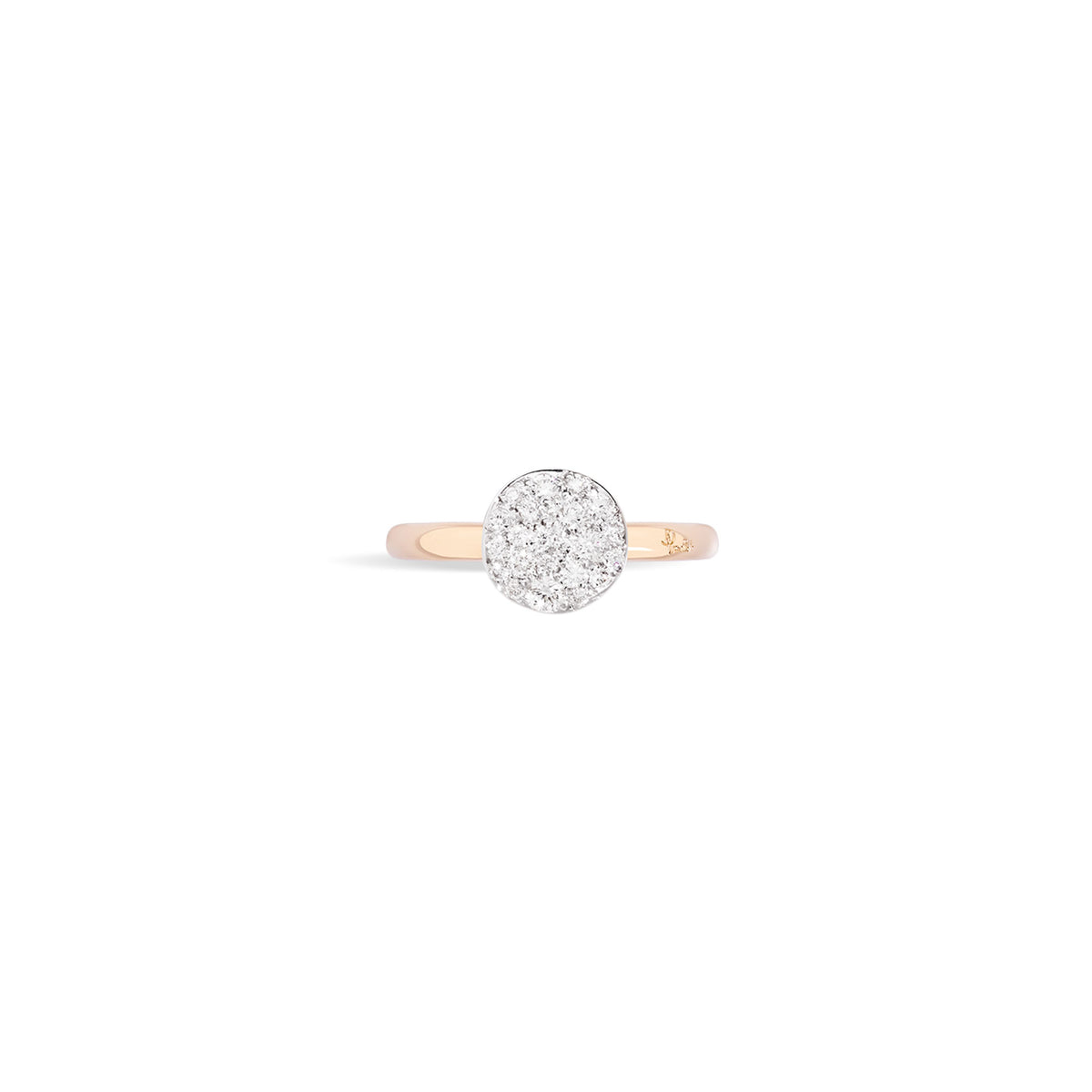 Sabbia Ring in 18k Rose Gold with White Diamonds - Orsini Jewellers NZ
