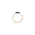 Sabbia Ring in 18k Rose Gold with Pave Black Diamonds - Orsini Jewellers NZ