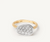 yellow and white gold with diamonds ring by Marco Bicego Lunaria collection 