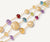 Yellow gold and mixed gemstones Africa bracelet by Marco Bicego