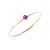 M'ama non M'ama Bangle in 18k Rose Gold with Chabochon Amethyst - Orsini Jewellers NZ