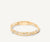Three strand yellow gold and diamonds Marrakech bracelet