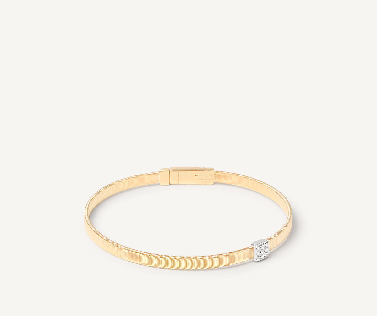One strand yellow gold Marco Bicego bracelet Masai collection