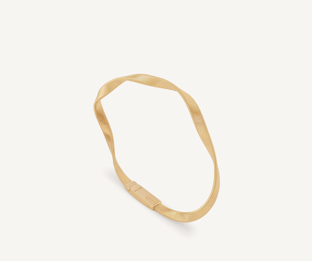 Yellow gold one strand bracelet Marrakech Supreme collection by Marco Bicego