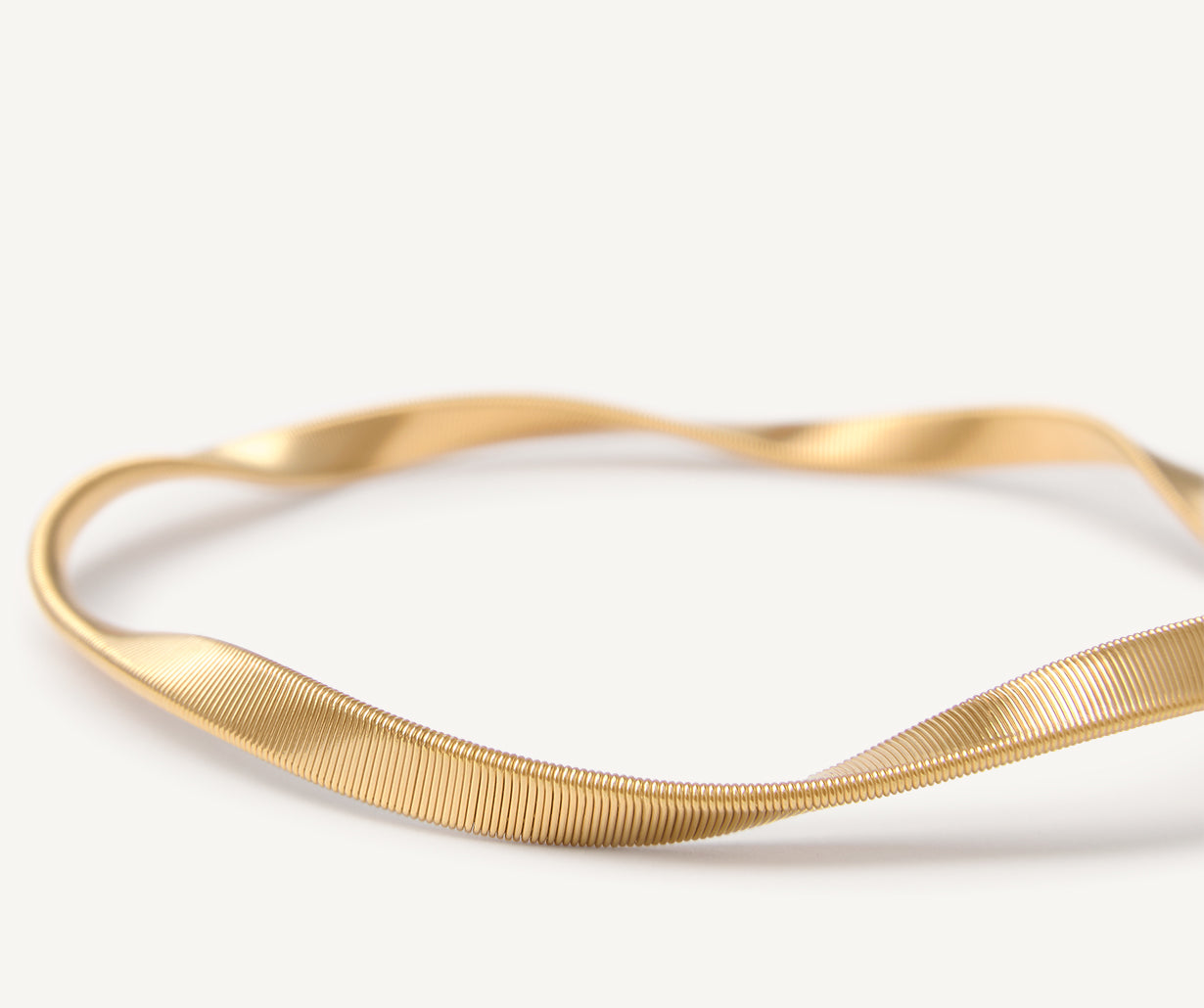 18k Yellow gold Marrakech Supreme one strand bracelet by Marco Bicego
