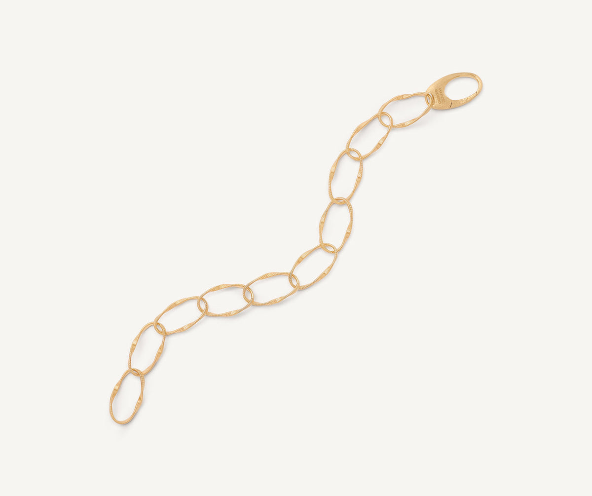 18k Yellow gold Marrakech Onde bracelet handmade in Italy by Marco Bicego