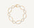 Yellow gold and diamonds set in white gold Marrakech Onde bracelet by Marco Bicego