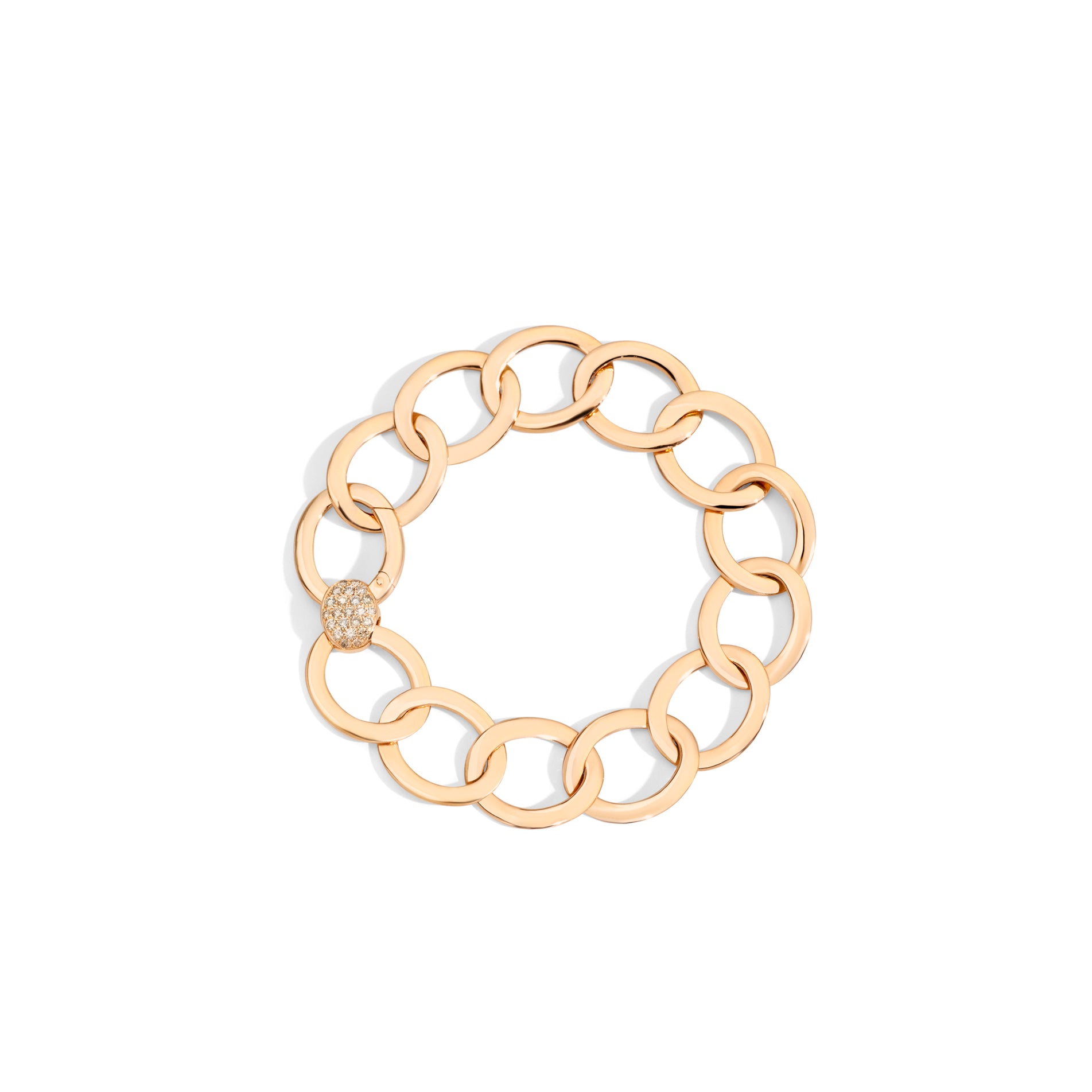 Brera Bracelet in 18k Rose Gold with 23 Brown Diamonds - Orsini Jewellers NZ